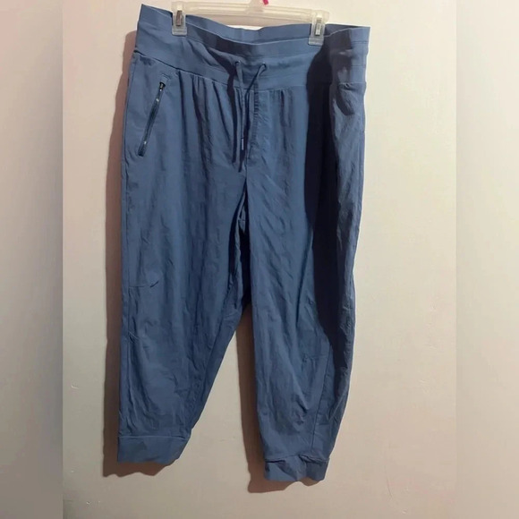 Athleta Trekkie North Jogger Sz 18 Enchanted Blue Hiking Trail Pants - Picture 3 of 4
